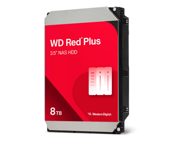 DISCO DURO WESTERN DIGITAL RED PLUS NAS 8 TB